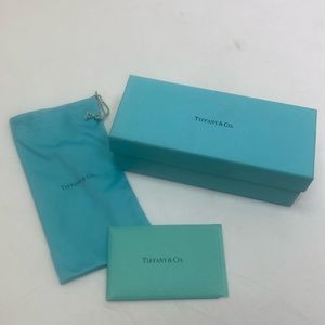 Empty Tiffany & Co Sunglasses Glasses Case Lens Cloth